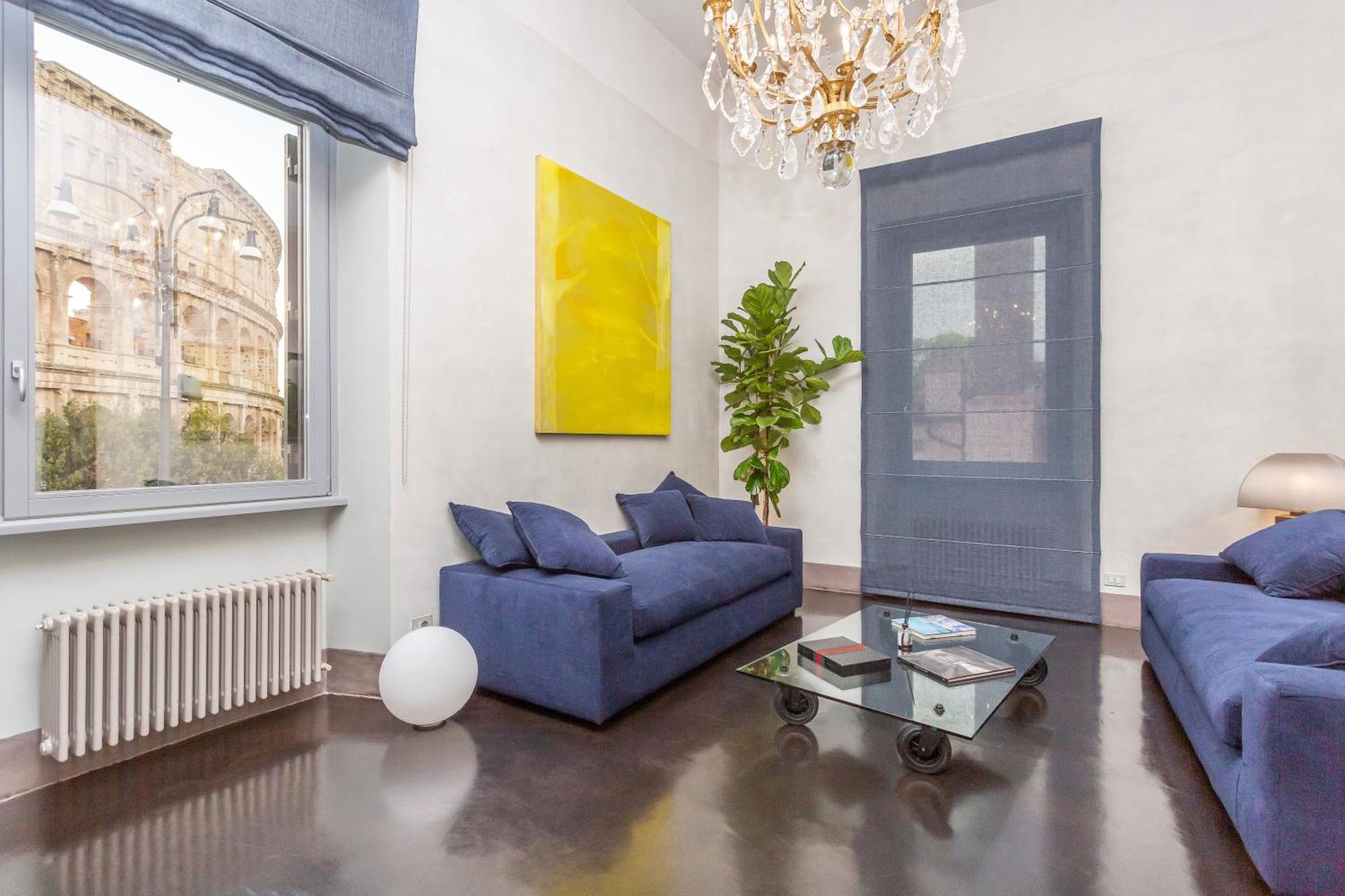 רומא Iconic Apartment With Unique Colosseum View מראה חיצוני תמונה